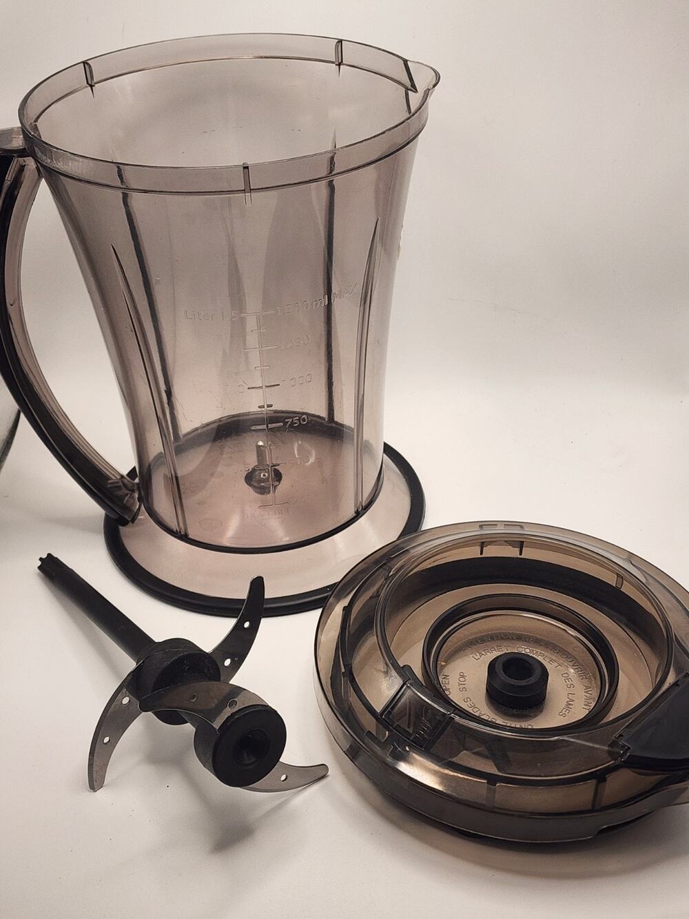 Nuwave Party Mixer Replacement Part 48 oz Pitcher, Lid, And Dual Blade